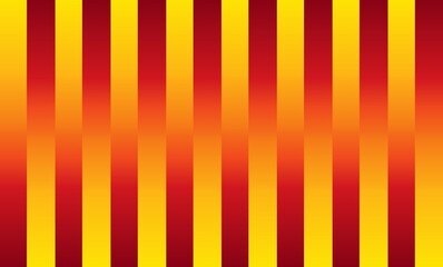 Abstract red yellow gradient striped pattern. Seamless Vertical gradient Stripe Pattern.  3d illusion.