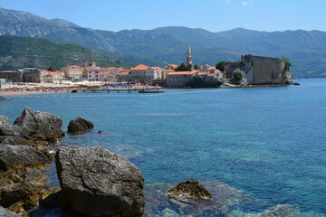 Village de Budva sur la côte Adriatique Monténégro Balkans