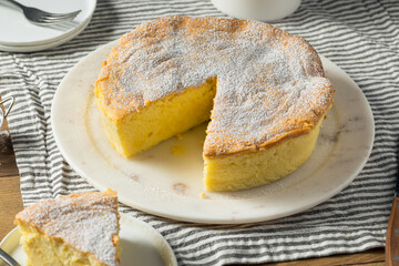 Homemade Fluffy Japanese Cheesecake