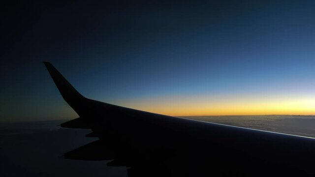 sunrise sunset in the sky plane