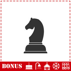 Chess icon flat