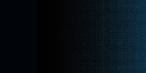 Modern minimal point surface. Blue square dots on black background. Simple pattern. Abstract technology particles mesh background