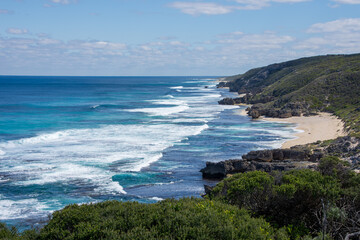 View of the Indian Ocean from the Cape to Cape track, Margaret River, Western Australia