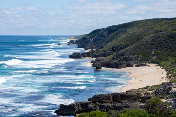 View of the Indian Ocean from the Cape to Cape track, Margaret River, Western Australia