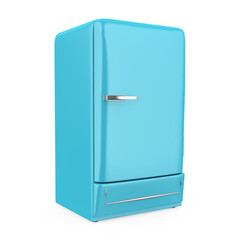 Retro Refrigerator Isolated