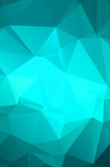 Light blue triangle modern geometric abstract background