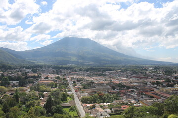 Fototapeta na wymiar Ciudad de Antigua Guatemala