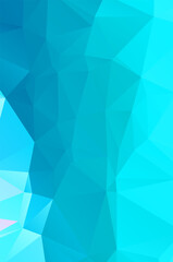 Fototapeta premium Light blue triangle modern geometric abstract background