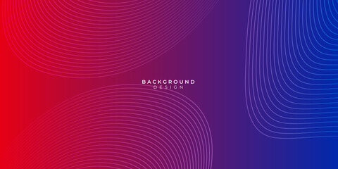 Modern red blue abstract presentation background