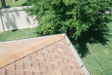 Rain gutter of a house	