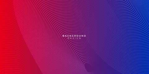 Modern dark shine red blue neutral abstract background for presentation design with wave contour lines shapes