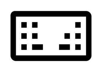 keyboard  split icon