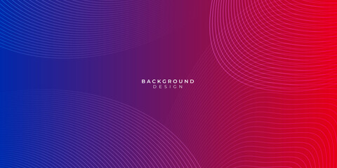 Modern abstract red and blue background