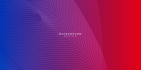 Modern abstract red and blue background