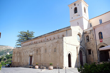 Fototapeta na wymiar Old Town Tropea Church