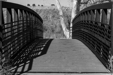 Bridge over Arkansas River in Colorado