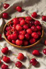 Raw Red Organic Cherries