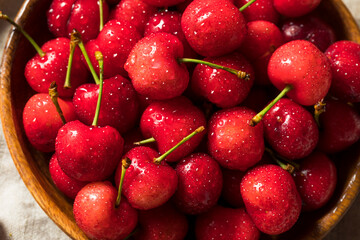 Raw Red Organic Cherries