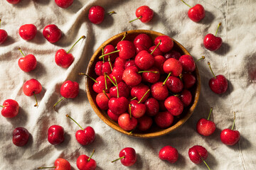 Raw Red Organic Cherries