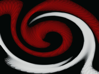 Rounding frame white and red art texture raster image digital creation graphic vector abstract.