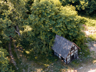 Small house in the forest