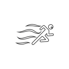 people Running gesture  illustration vector design
