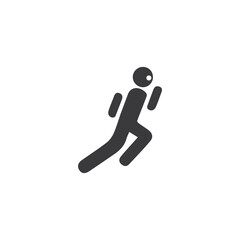 people Running gesture  illustration vector design