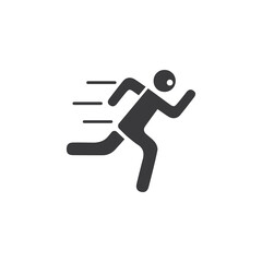 people Running gesture  illustration vector design