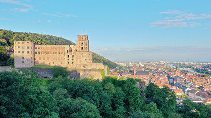 Fototapeta na wymiar Heidelberg von oben 3
