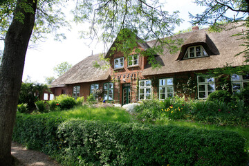 Wohnhaus, Bauernhaus, Tammensiel, Schleswig-Holstein, Deutschland, Europa