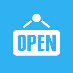 Open Sign -  Metro Tile Icon