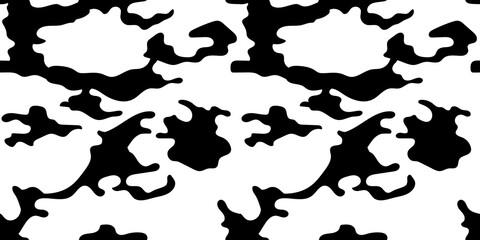 vector image of a cow pattern