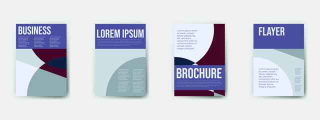 Abstract geometric pattern colorful background for business brochure cover design. Vector flyer template layout design. For business brochure, poster, annual report, leaflet, magazine or book cover. 