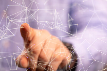 internet net and data digital concept.