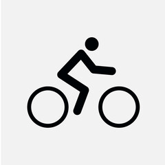 Bike icon vector logo design template