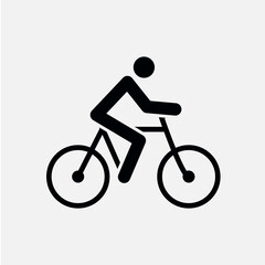 Bike icon vector logo design template