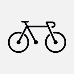 Bike icon vector logo design template