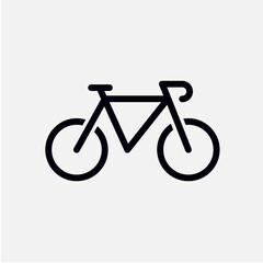 Bike icon vector logo design template