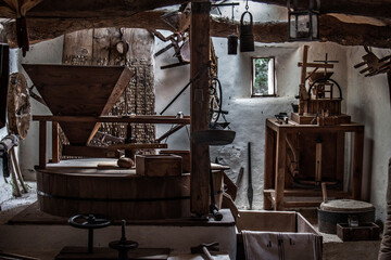 Molino antiguo hidráulico