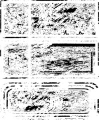 Grunge post Stamps Collection, Circles. Banners, Insignias , Logos, Icons, Labels and Badges Set . vector distress textures.blank shapes.