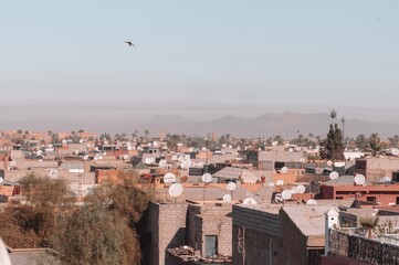 Fototapeta na wymiar Tanger Morocco Rooftops Maroc