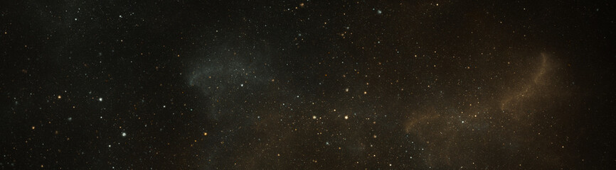 space texture illustration with stars wide aspect ratio