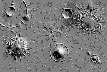 Fantastic worlds lights and stars © Diego