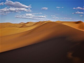 Beautiful View of Sahara Desert in Morocco