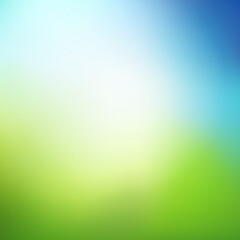Fototapeta na wymiar Abstract Natural blurred background. Green gradient backdrop with sunlight. Ecology concept for your graphic design, banner or poster. Vector illustration