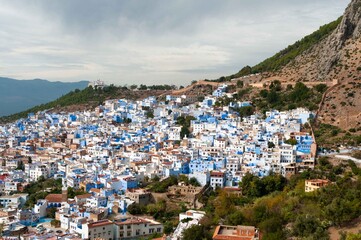 Fototapeta premium Chefchaouen Morocco Maroc Blue City