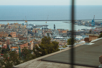 High Angle View Of City At Waterfront