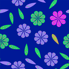 Obraz premium Floral seamless pattern.