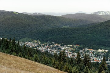 view from the top of the mountain