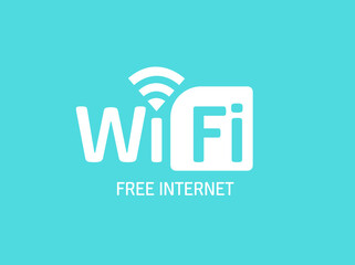 Wireless logo and wifi icon